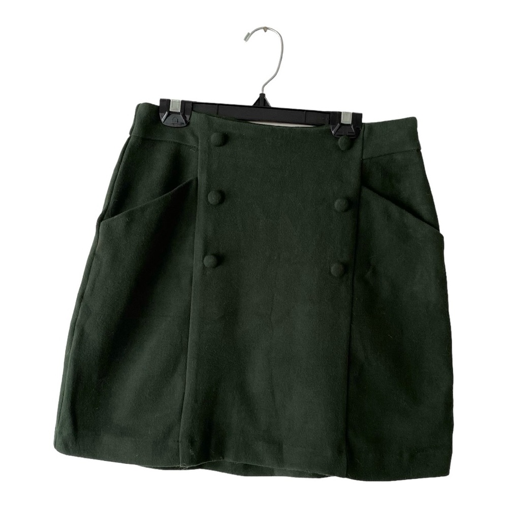 TWIK by Simons forest green mini skirt